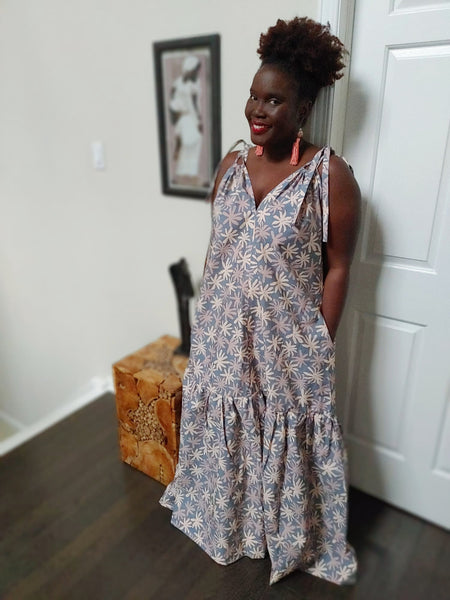 Aloha Tiered Maxi Dress