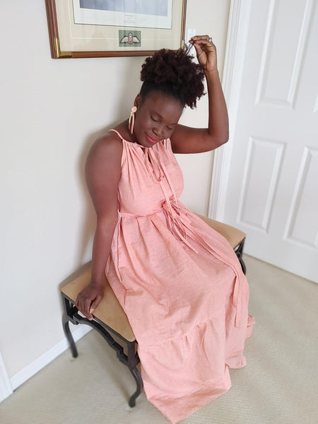 Cotton Double Gauze Maxi Dress