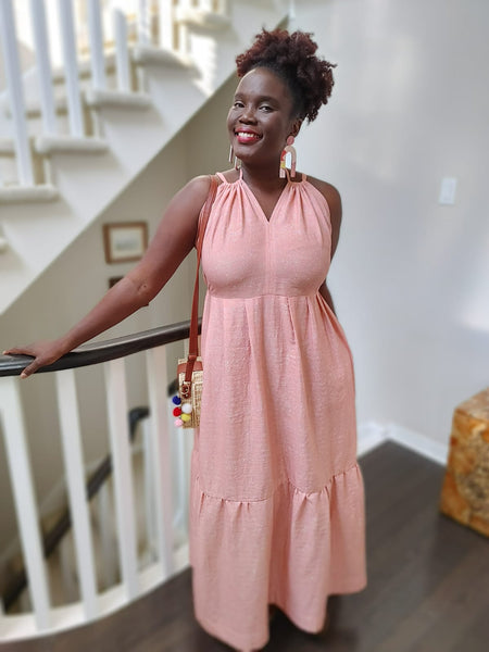 Cotton Double Gauze Maxi Dress