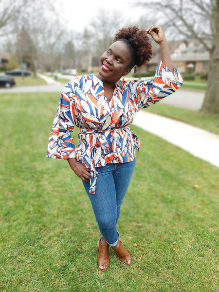 Cotton Printed Tunic Blouse