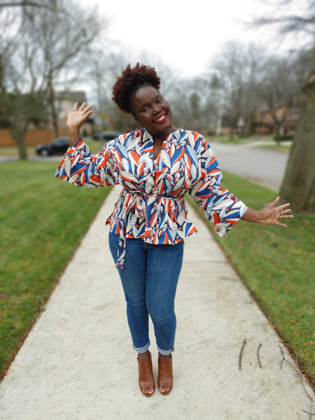 Cotton Printed Tunic Blouse