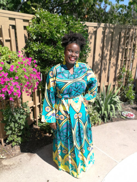 The Duchess (Long) - African Wax Print Set