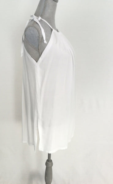 Amshina Maxi Top - White