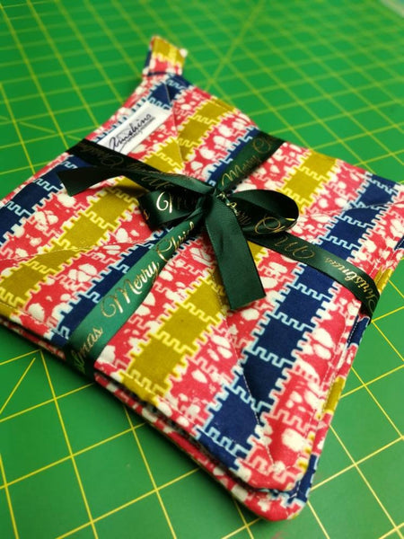 African Wax Print Kitchen Pot Holders