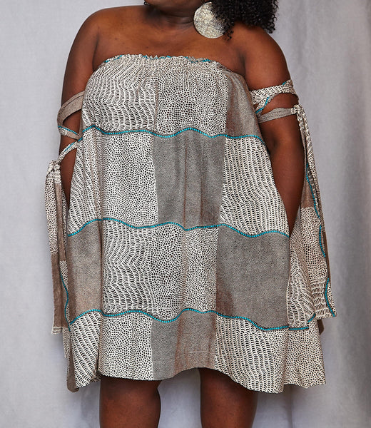 The Marcia Dress - Australian Abstract Print