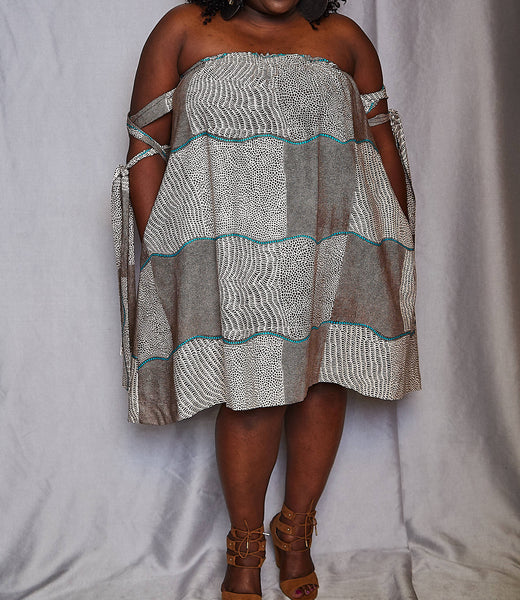 The Marcia Dress - Australian Abstract Print