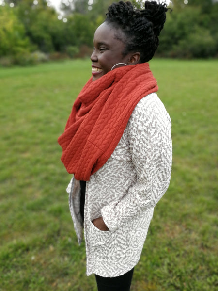 LOL Cardigan - Beige and Grey