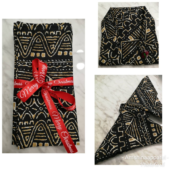 Dinner Napkins - African Print (4 Piece Set)