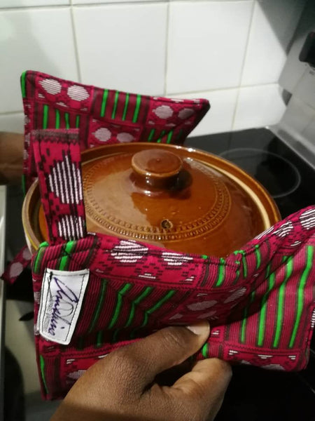 African Wax Print Kitchen Pot Holders