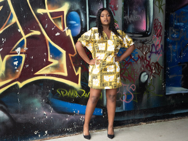 Hawaiian Floral Shift Dress